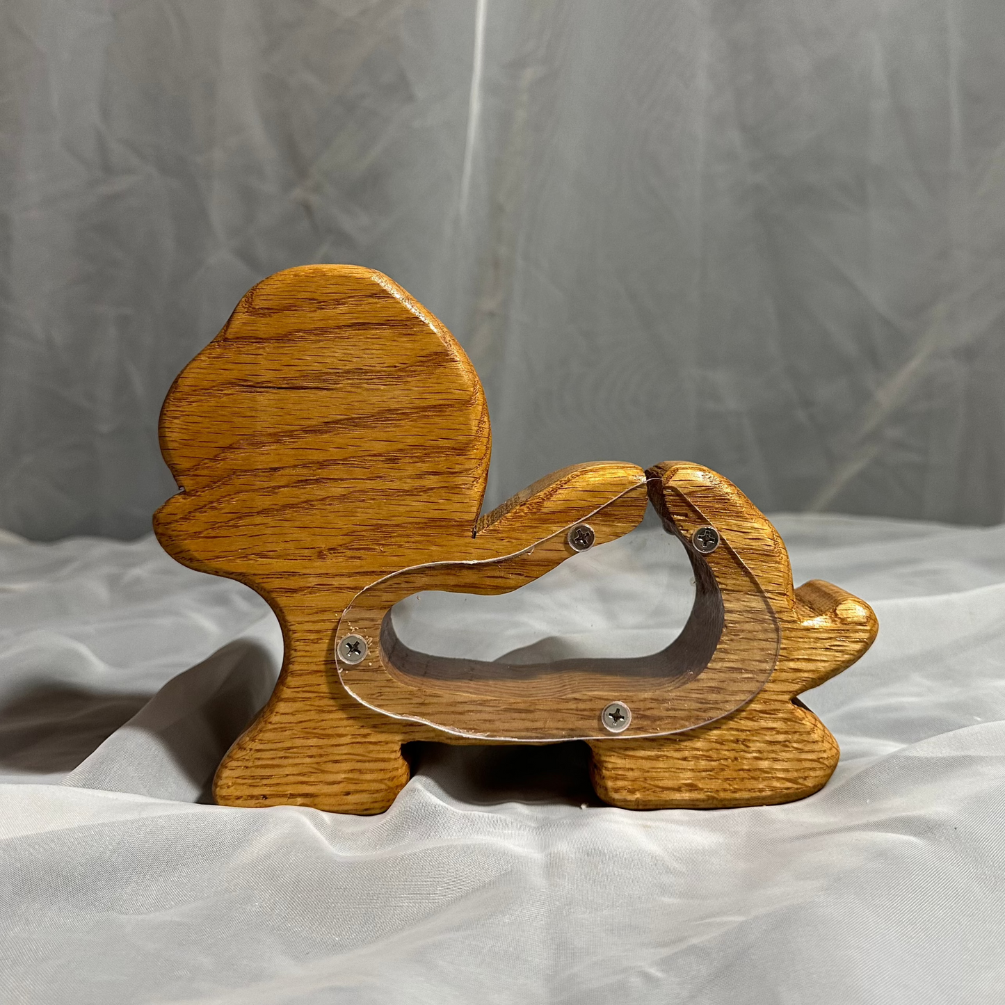 Wooden Turtle Bank