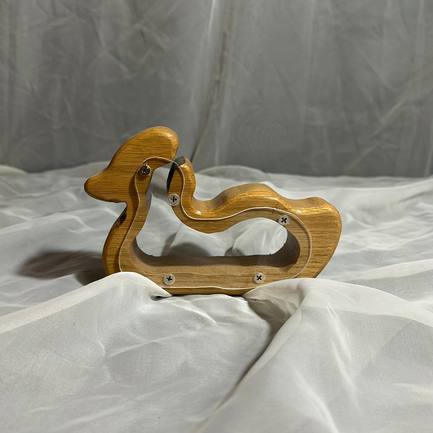 Wooden Duck Bank