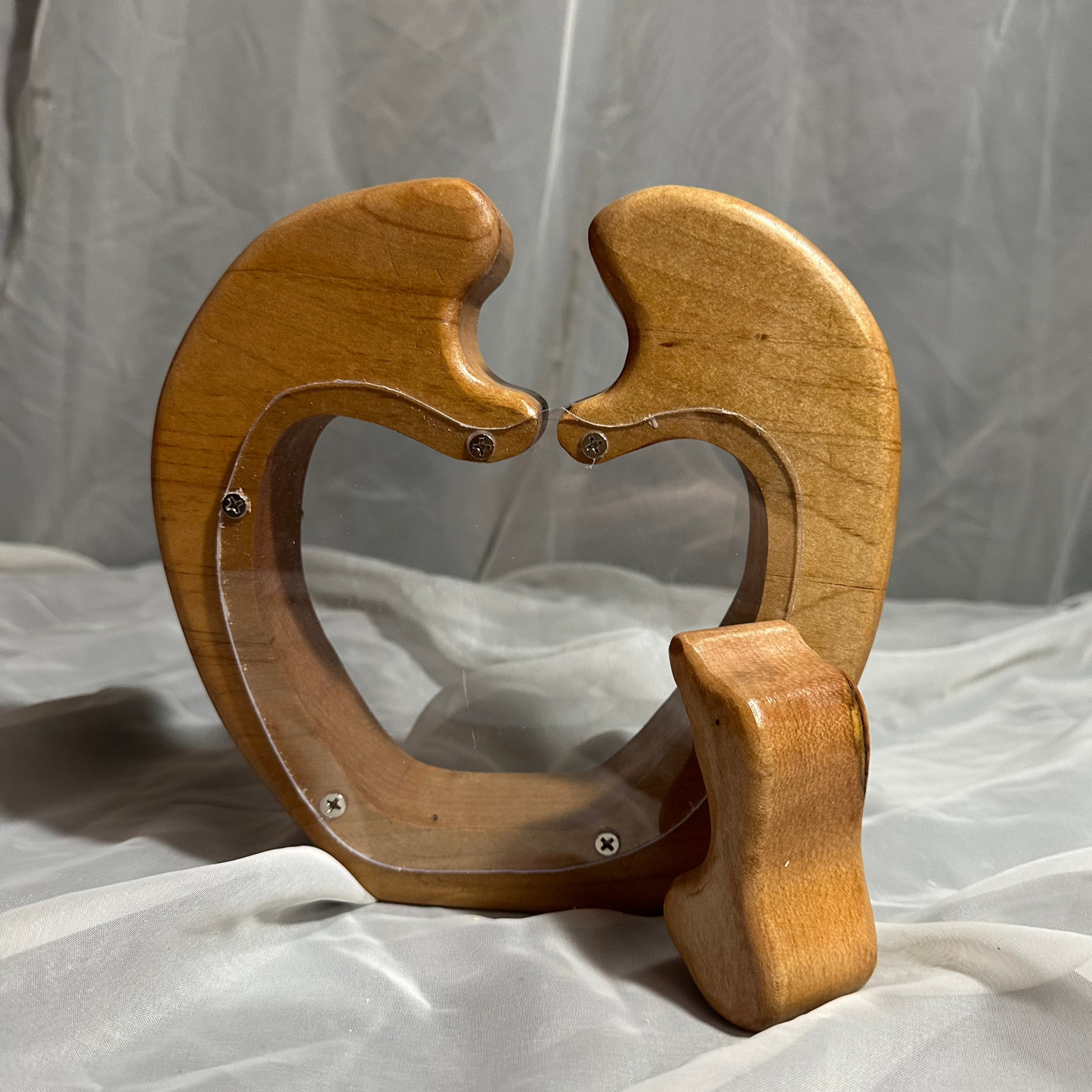 Wooden Large Apple Bank