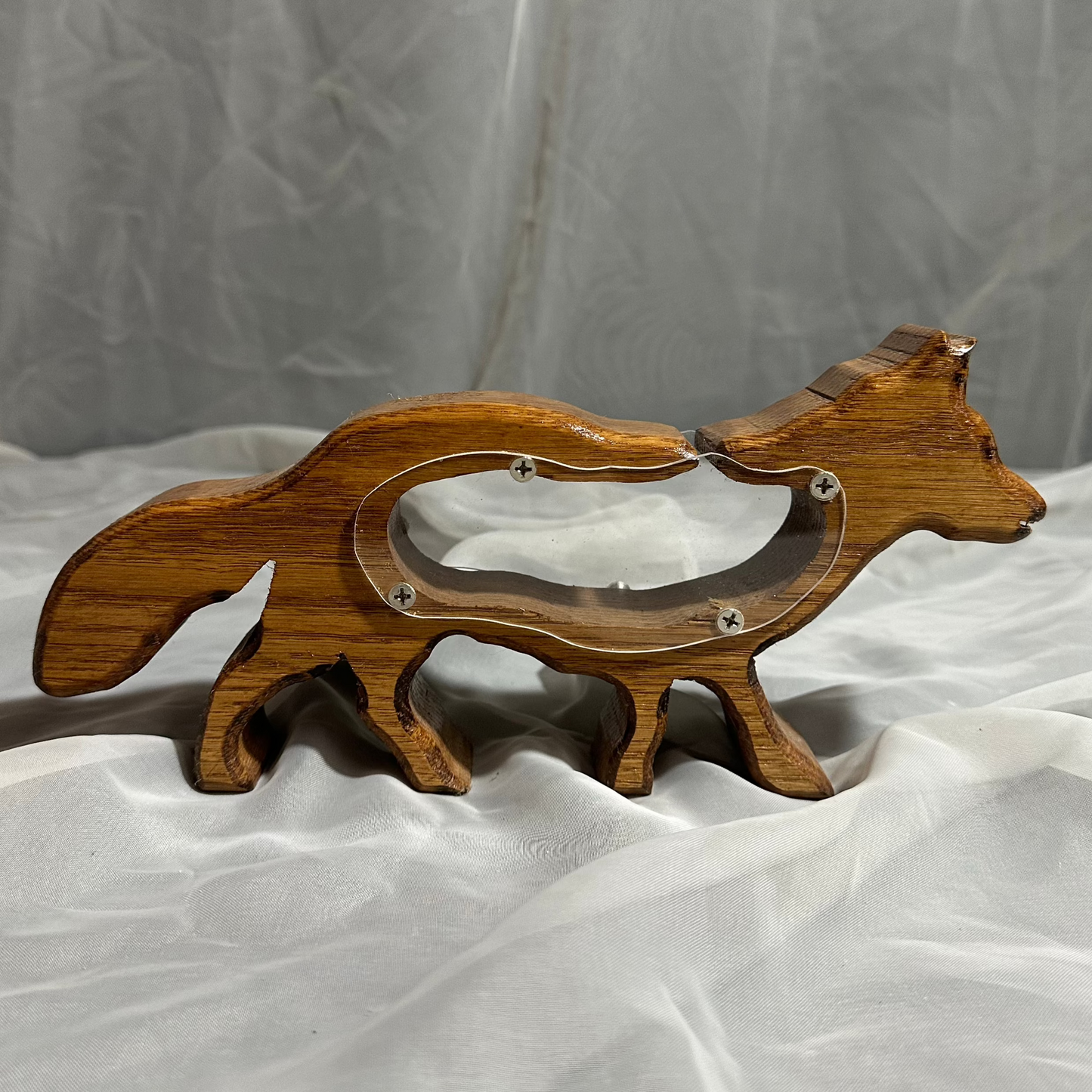 Wooden Fox Bank