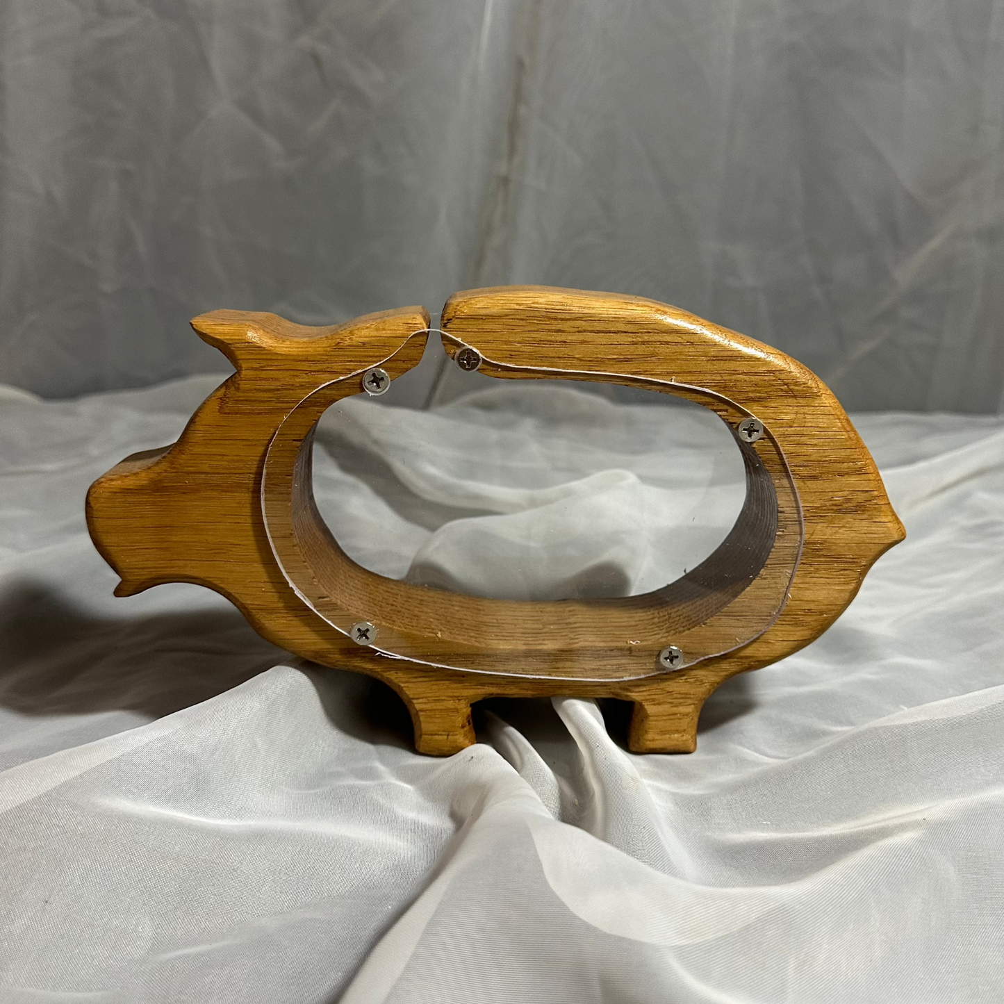 Wooden Small Pig Bank