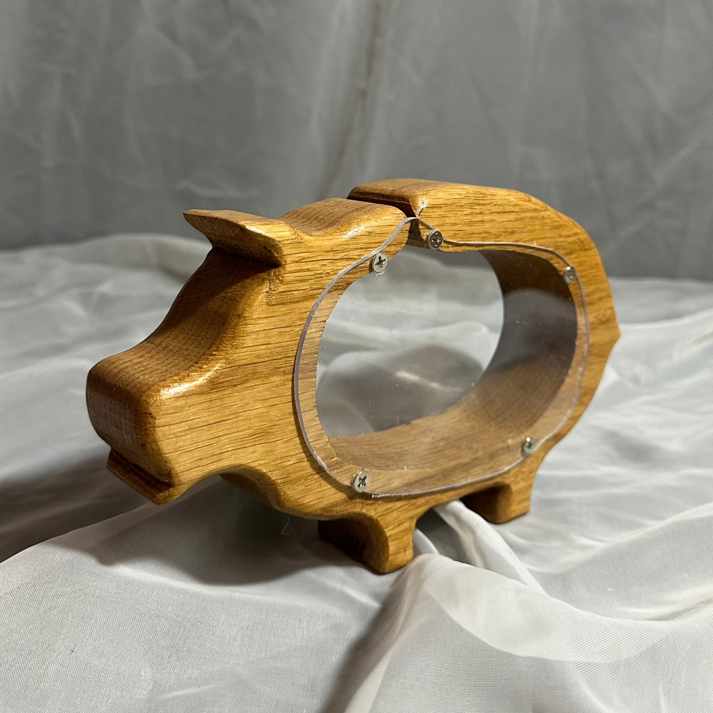 Wooden Small Pig Bank